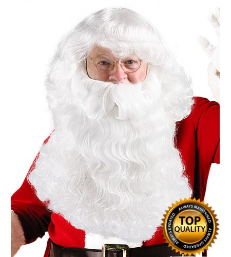 Fancy Santa Claus Wig and Beard Set Deluxe HX-018